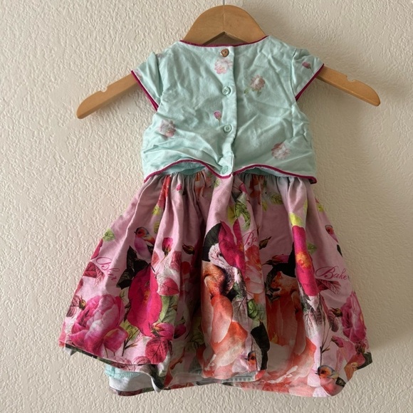 Ted Baker Girls Floral Dress size: 18-24 Months - Picture 4 of 5